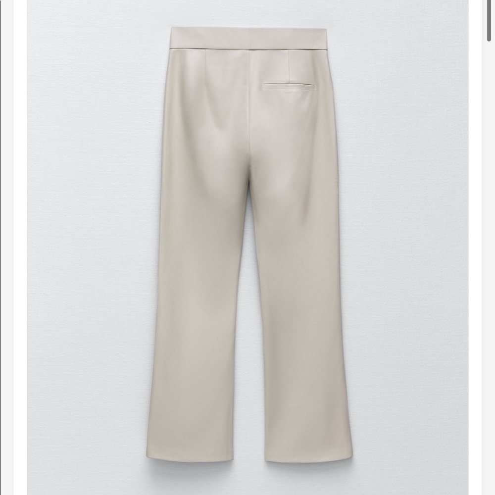 NWT Zara off white mini flare leggings - Picture 5 of 8